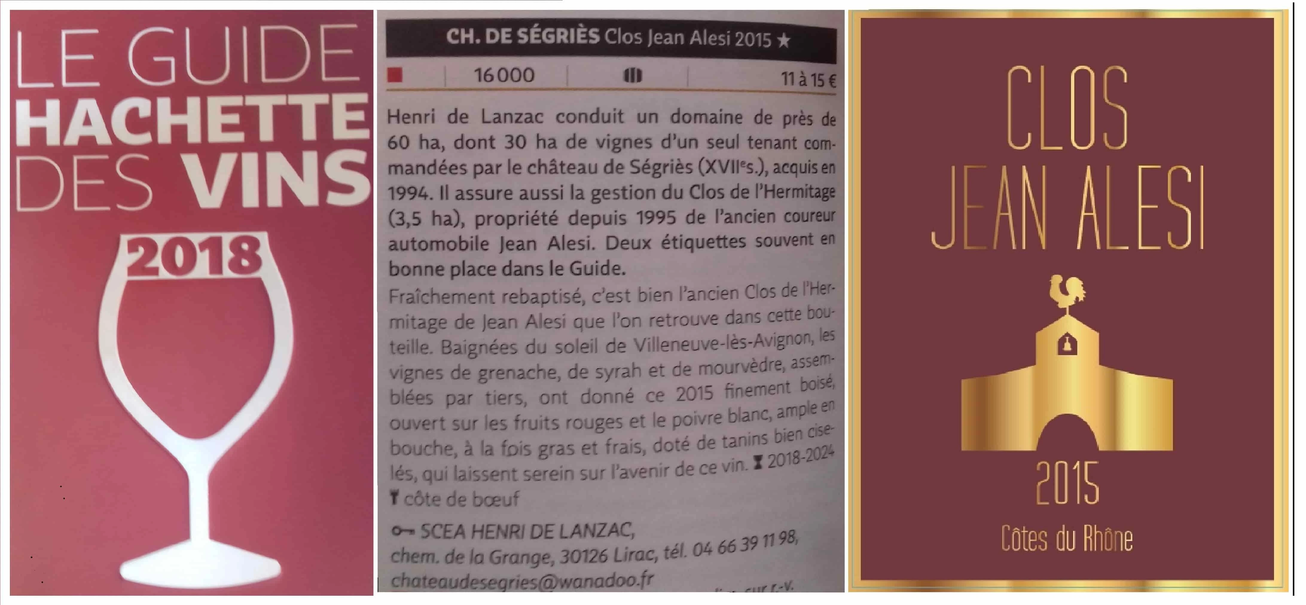 LIRAC Rouge SECRET DE LA GRANGE